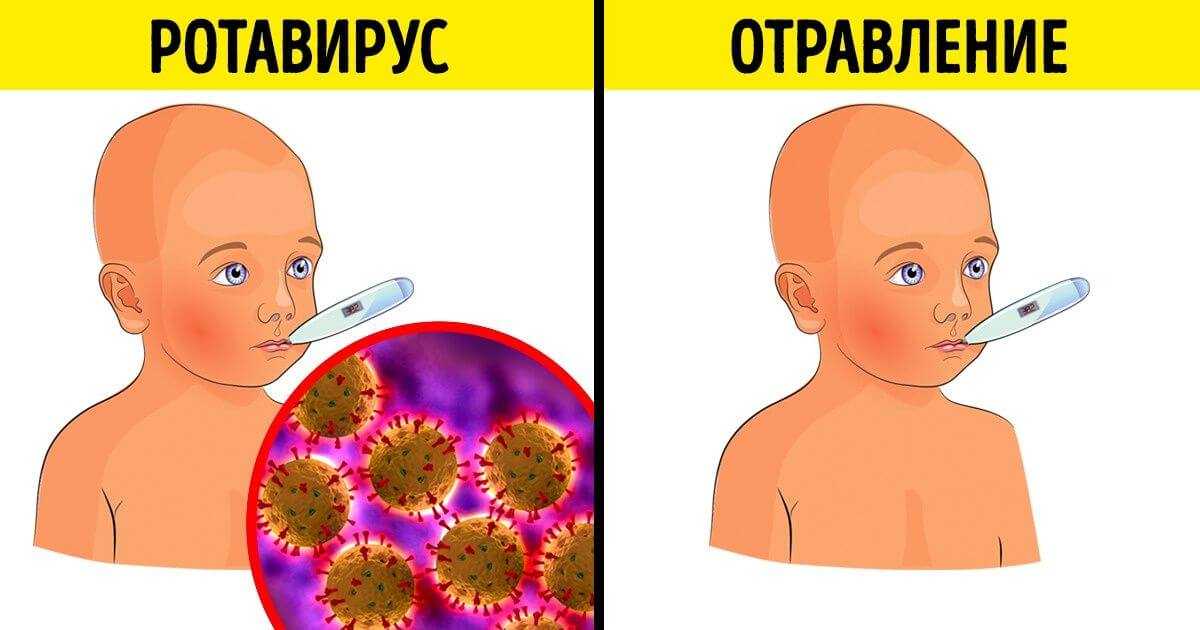 Как отличить ротавирус от отравления у ребенка?